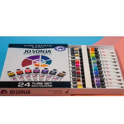 Jo Sonja Matte Flow Acrylic Set 24pk