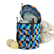 Knitting Storage Bag, Geometric- 28x28x33cm