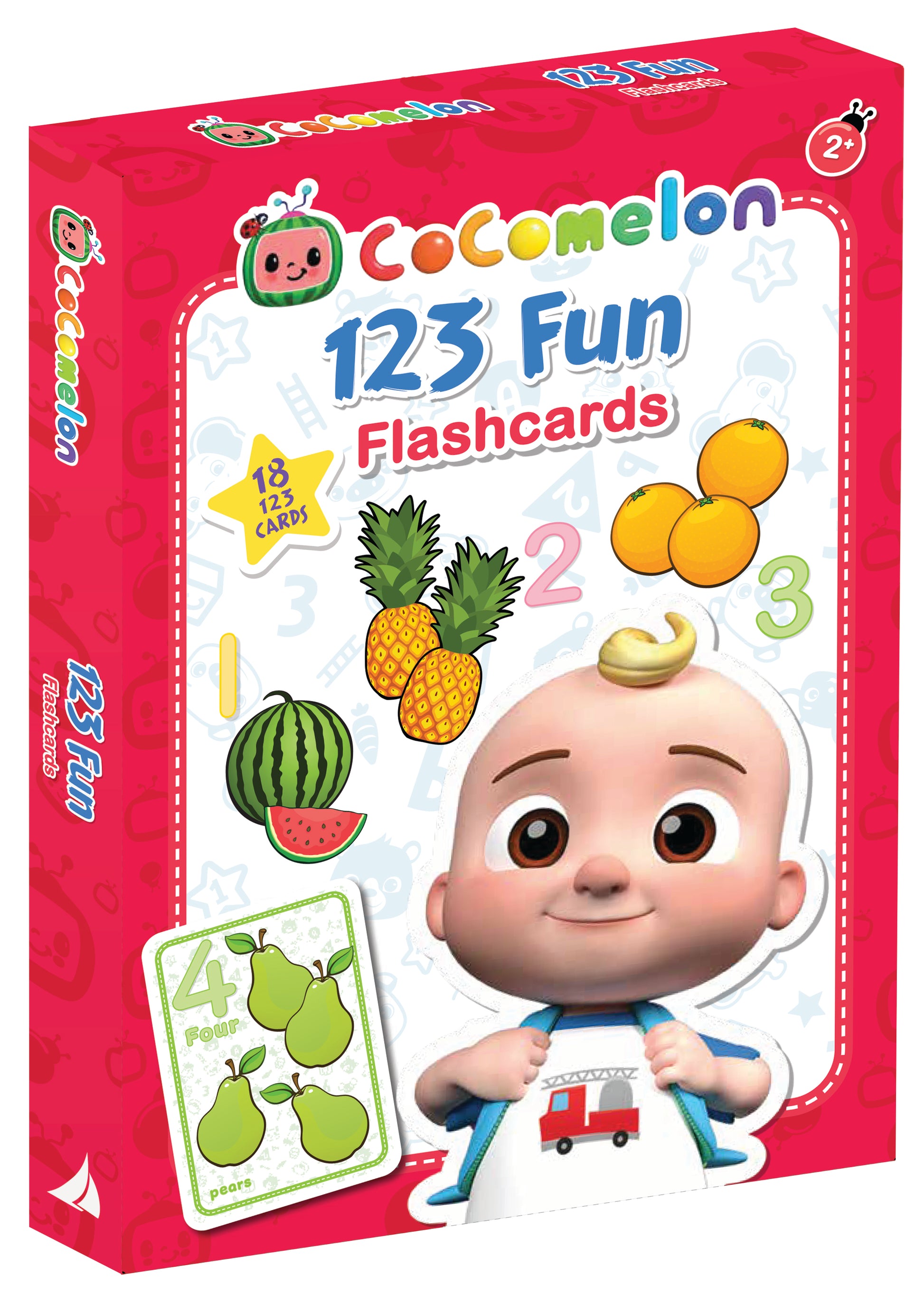 CoComelon Giant Flashcards, 123 Fun