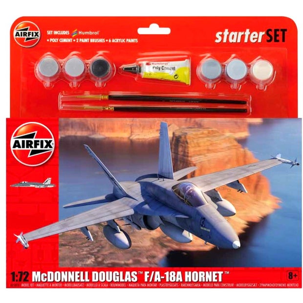 Airfix Large Starter Set, Mcdonnell Douglas F-18 Hornet