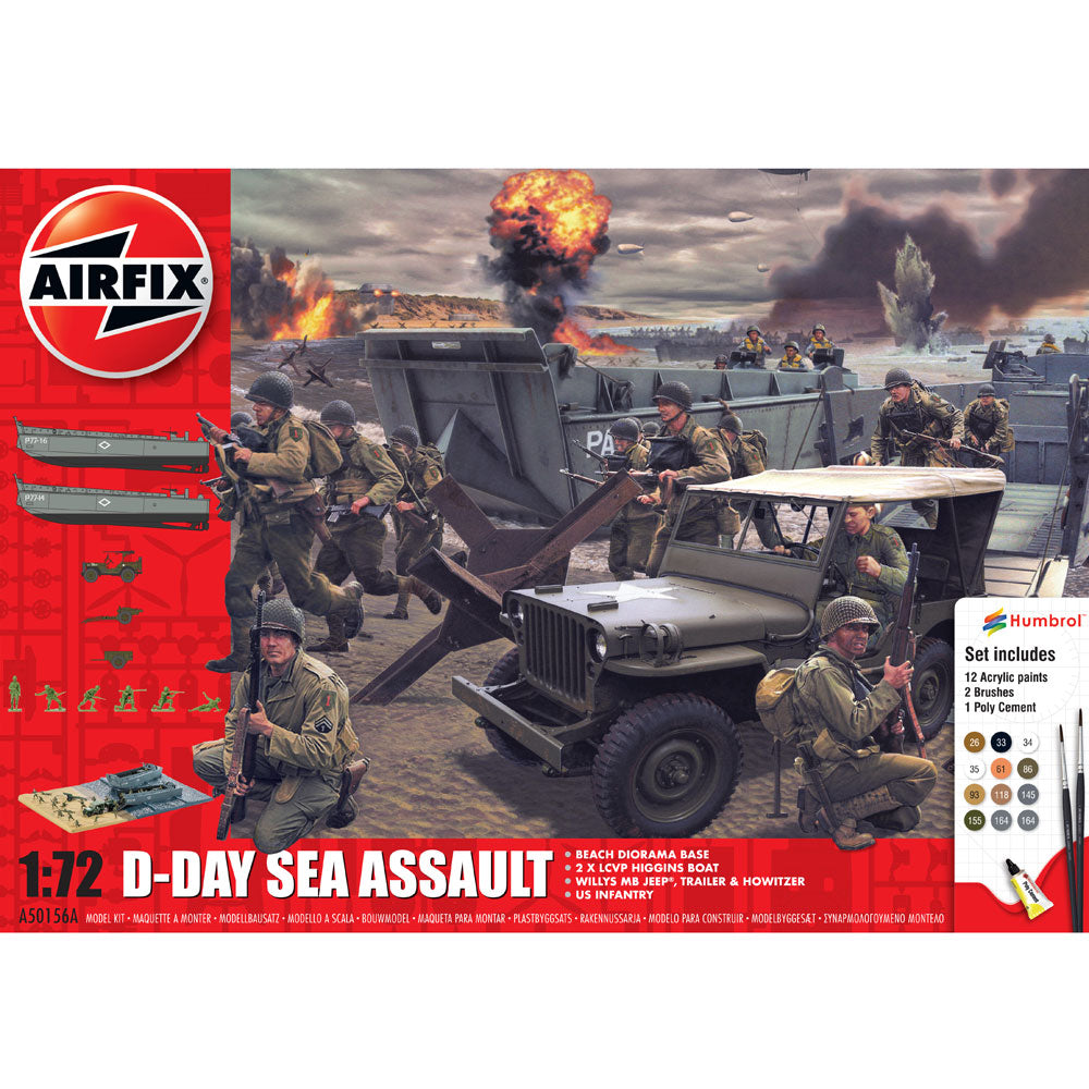 Airfix D-Day 75th Anniversary Gift Set, Sea Assault