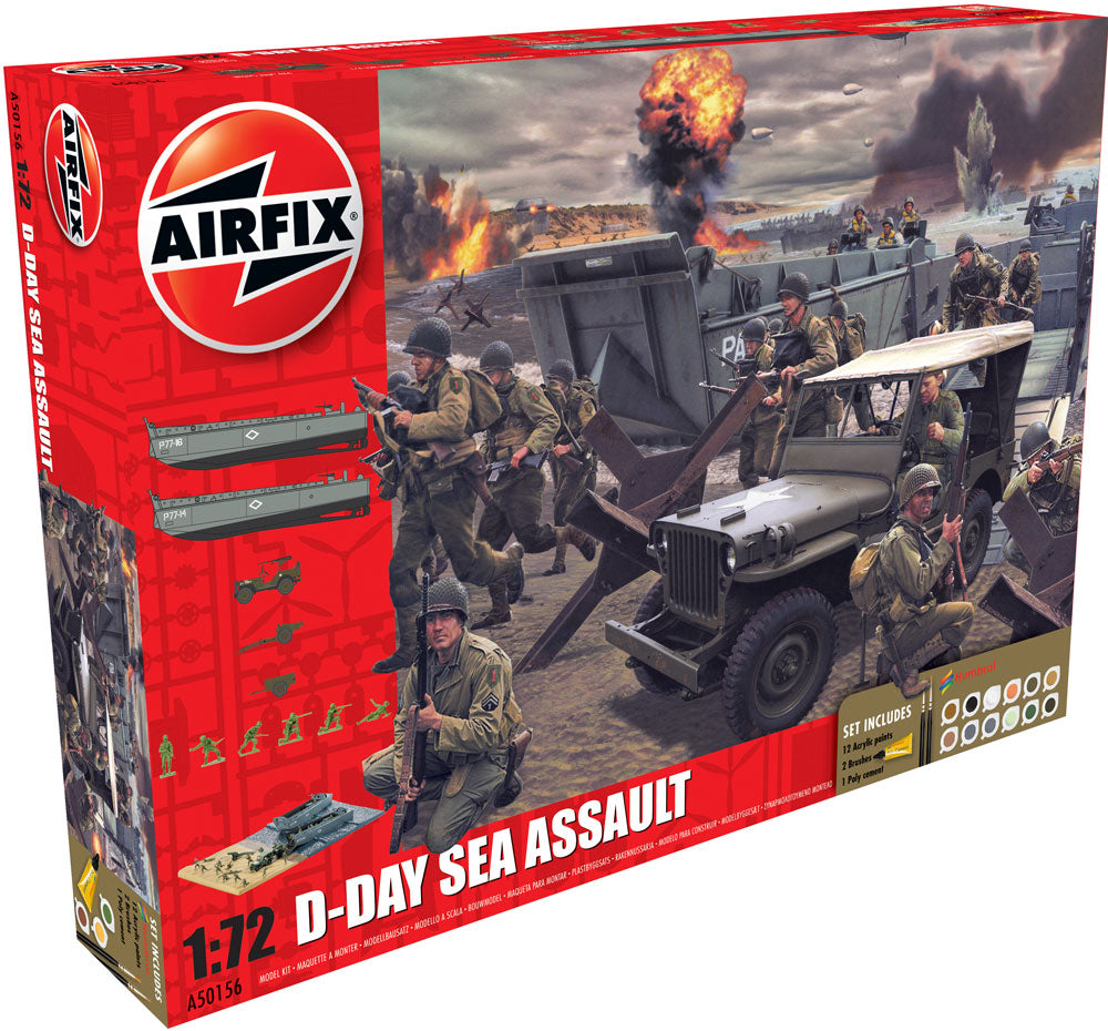 Airfix D-Day 75th Anniversary Gift Set, Sea Assault