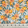 Craft Prints Fabric, Medow Flowers, Peach Floral- Width 112cm
