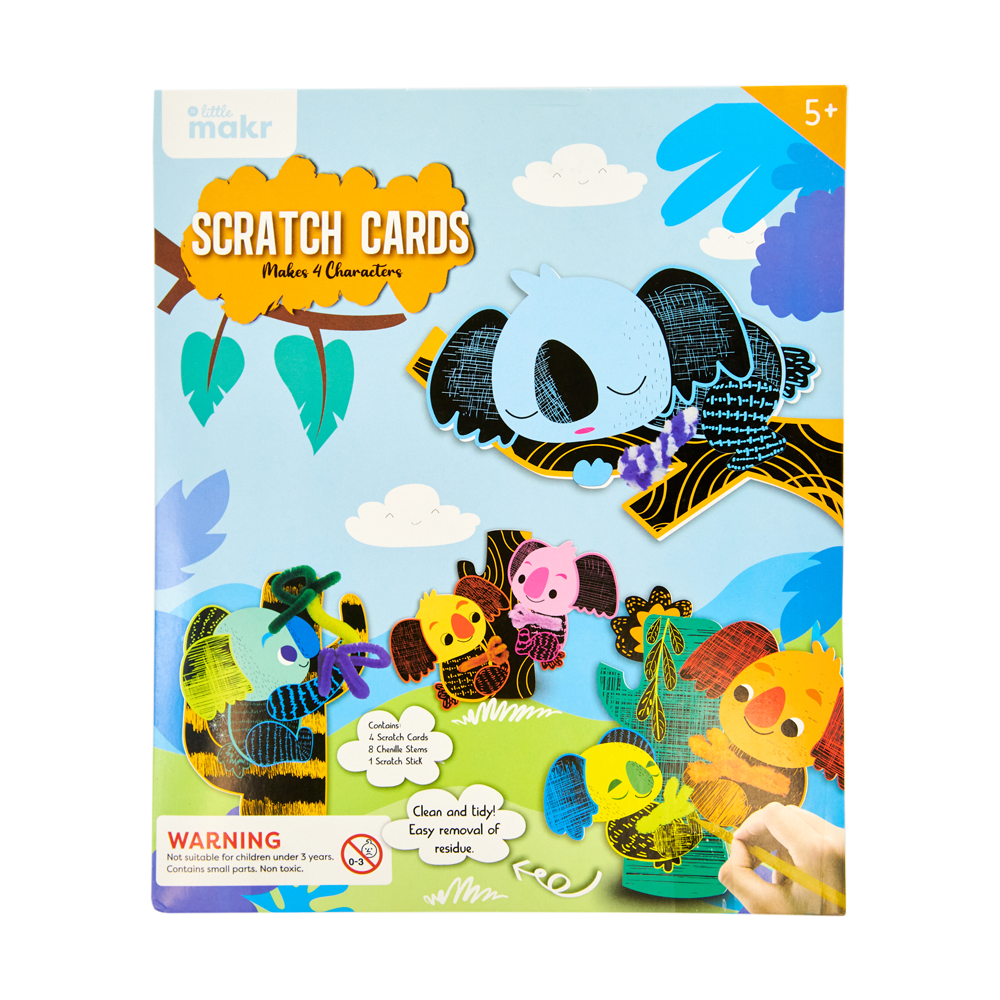 Little Makr Scratch Cards, Koala