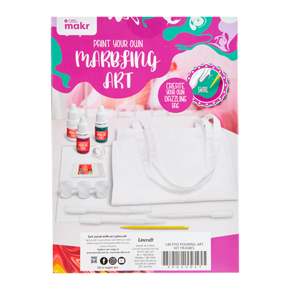 Little Makr Marbling Art Create A Dazzling Bag