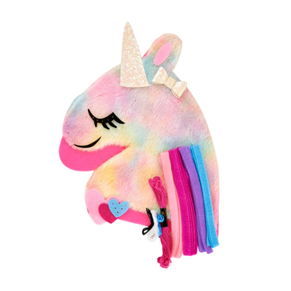 Little Makr Unicorn Park Furry Pillow