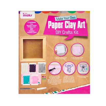 Little Makr Make Your Own Paper Clay Art Kit, Koala