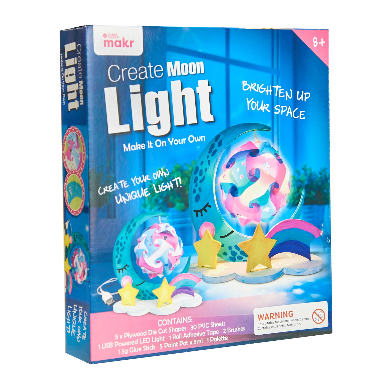 Little Makr Create Your Own Light Kit, Moon