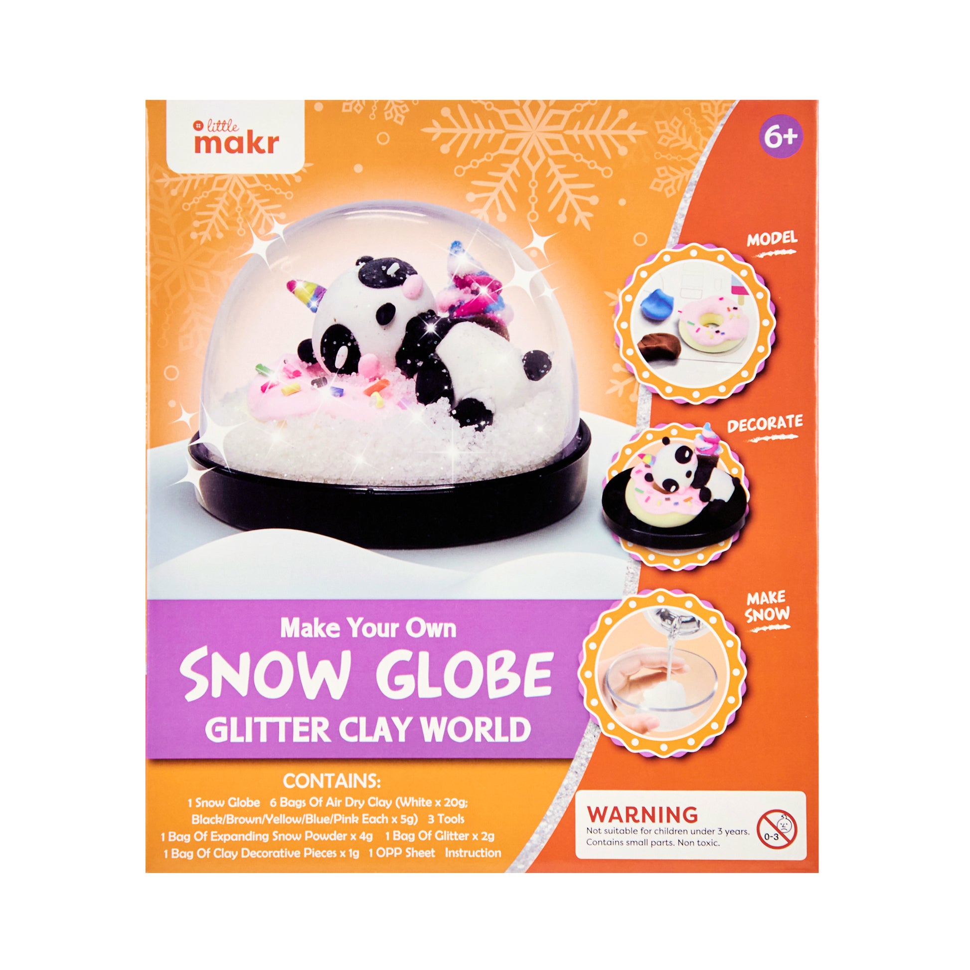 Little Makr Make Your Own Snow Globe, Panda