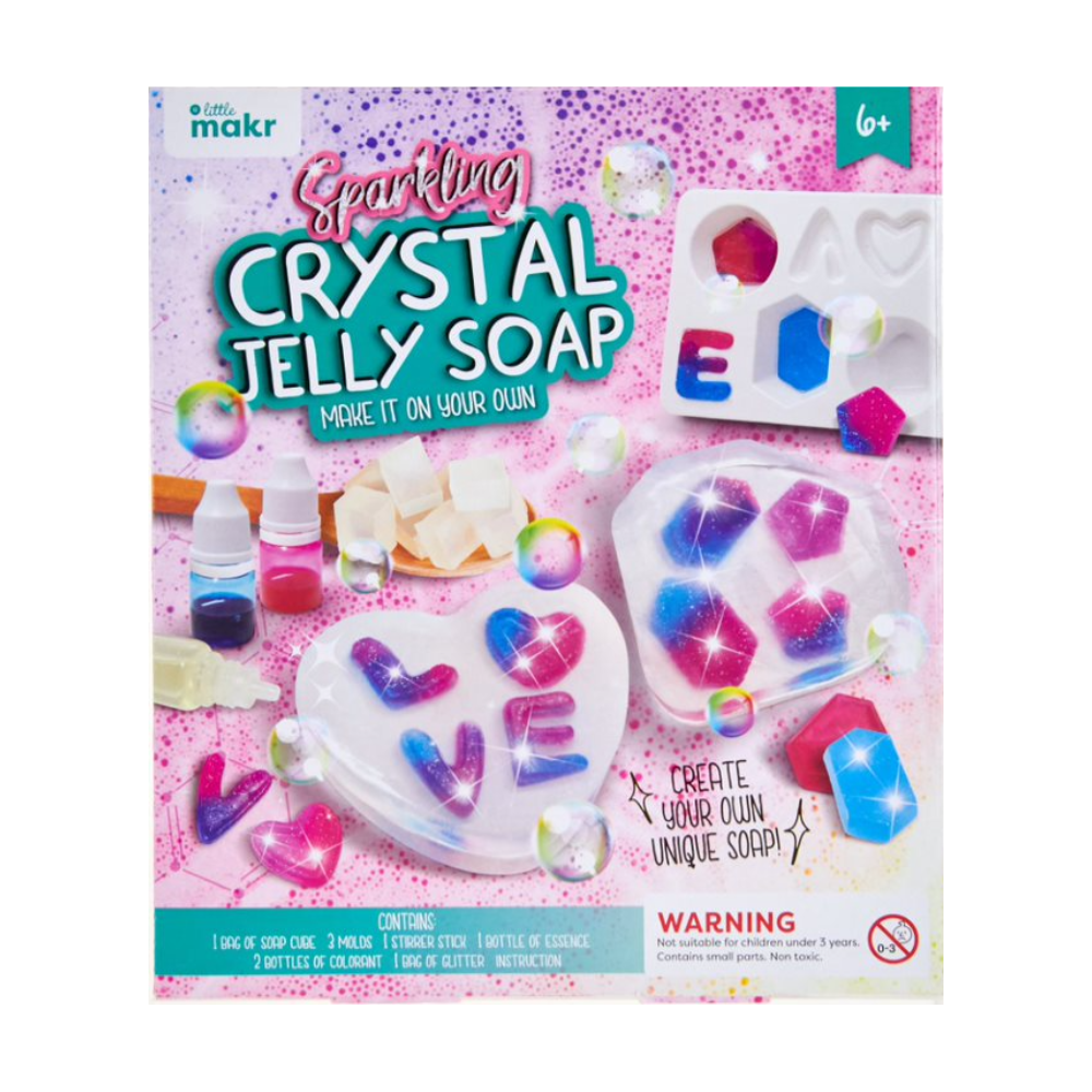 Little Makr Sparkling Crystal Jelly Soaps