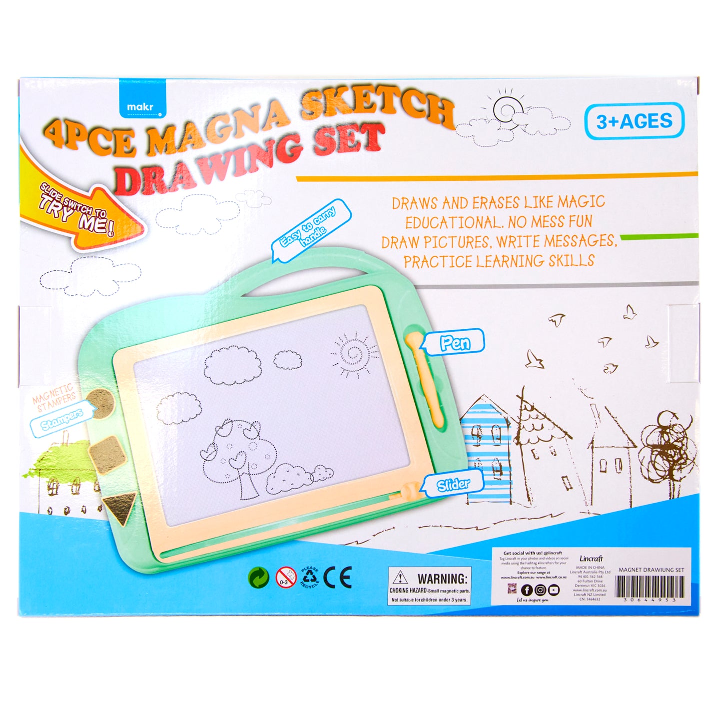 Little Makr Magna Sketch 4-Piece Drawing Set- Large