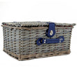 Makr Willow Picnic Basket in Red Gingham Lining