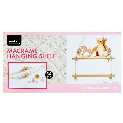 Makr Macrame Hanging Shelf Kit