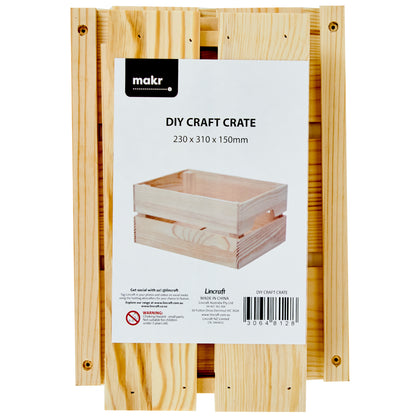 Makr Pine Crate, Small- 310x230x150mm