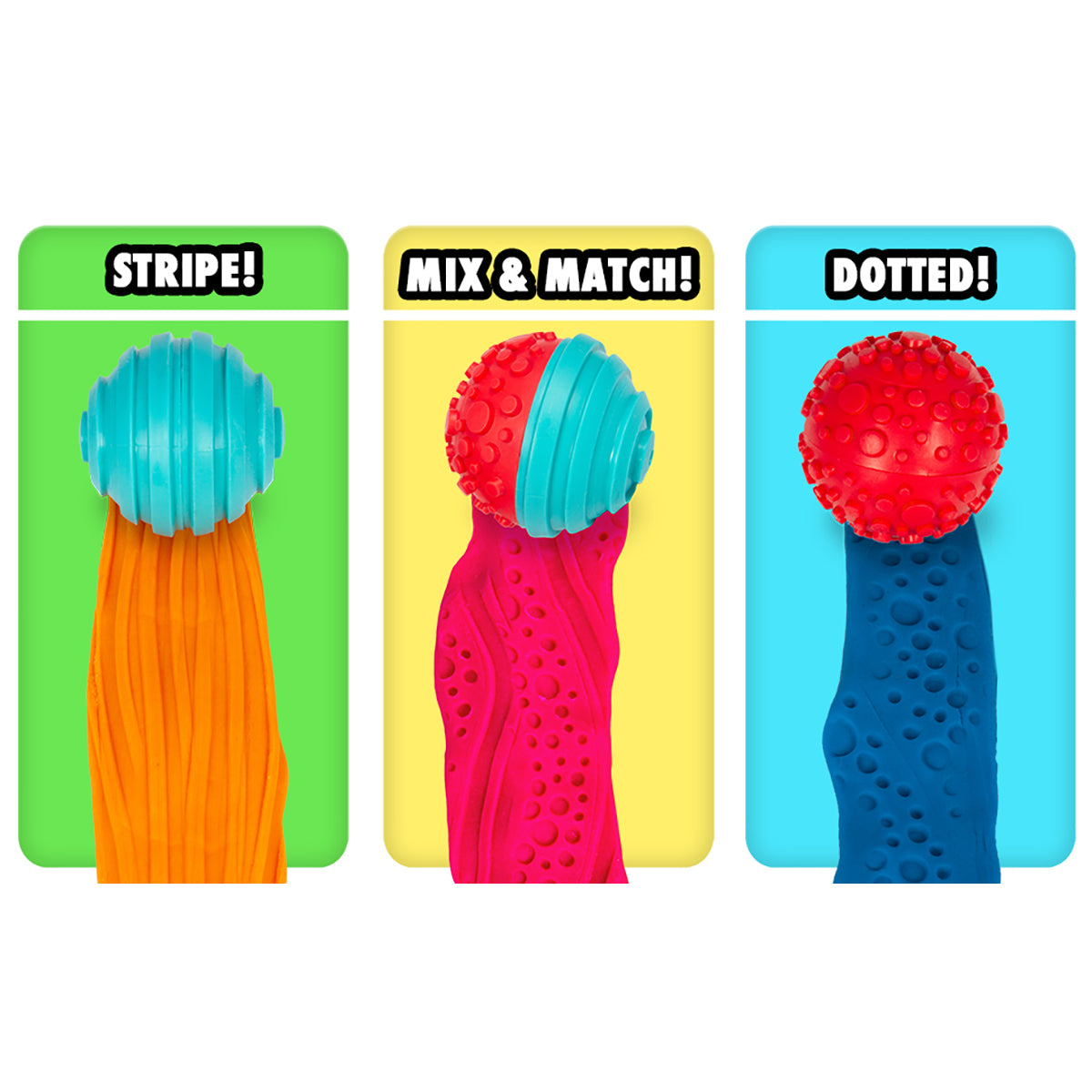 Sense & Grow, Mix & Match Sensory Textured Rollers & Scented Dough Set