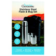 Australian Geographic Stainless Steel Flask & Mug Set