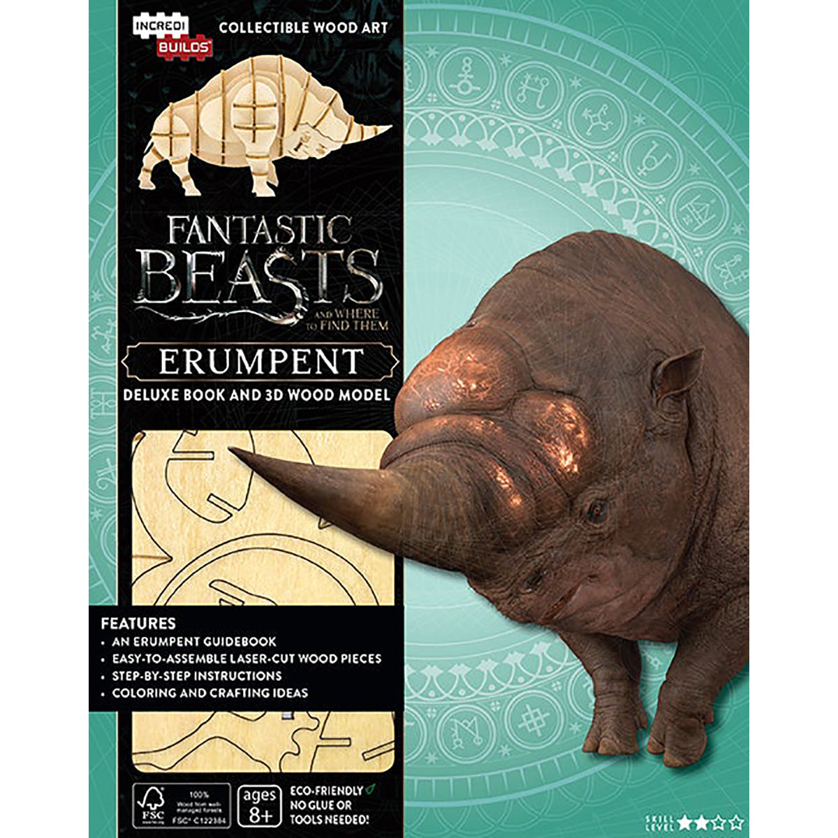 Fantastic Beasts and Where to Find Them- Erumpent Deluxe Book & Model Set