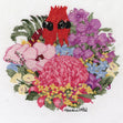 Helene Wild Cross Stitch Kit, Australian Floral Emblems- 25x25cm