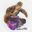 Helene Wild Cross Stitch Kit, Turtle- 12x12cm