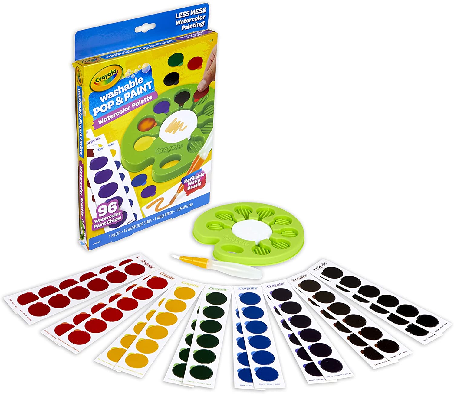 Crayola Wash Pop N Paint Palette