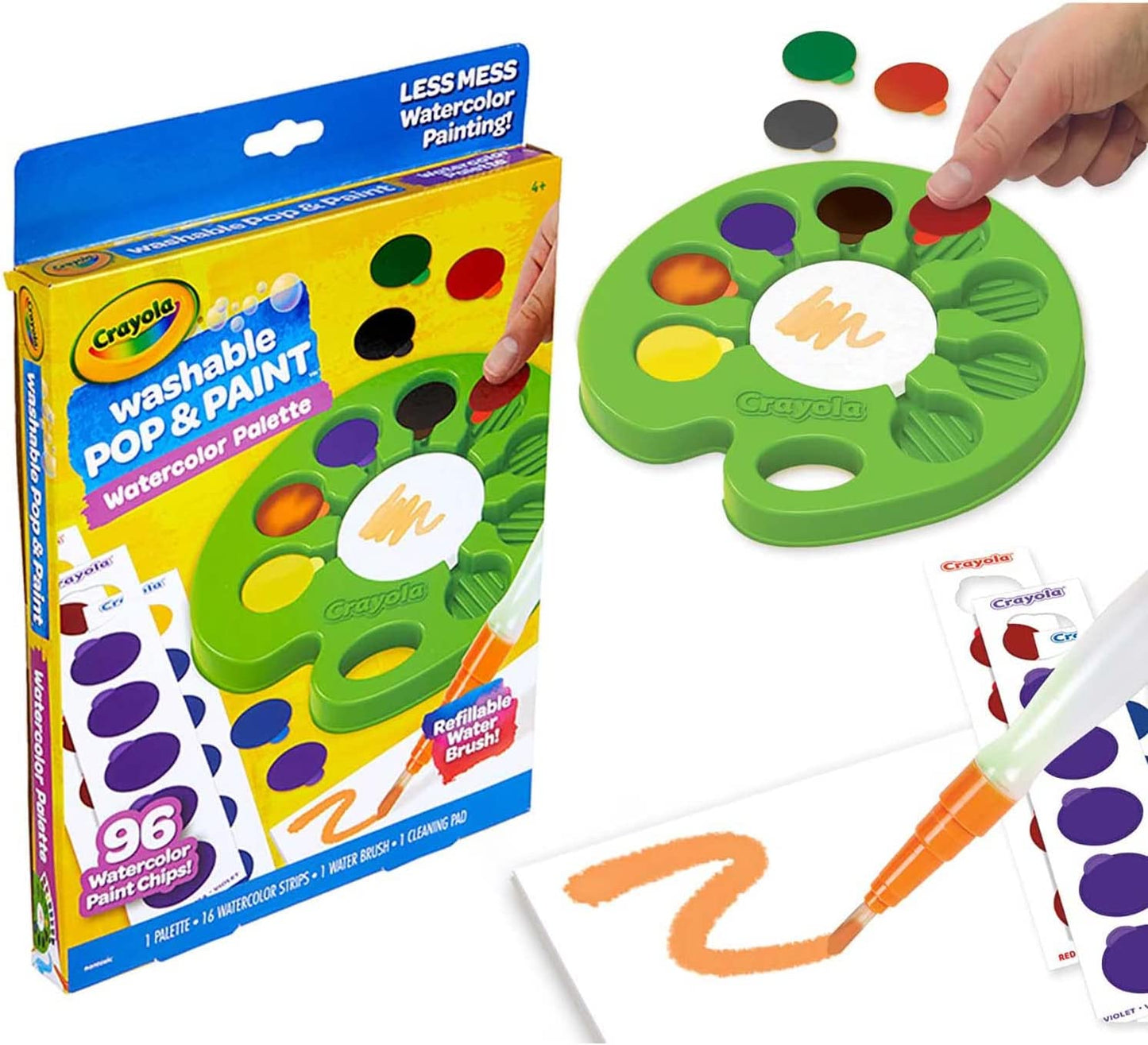 Crayola Wash Pop N Paint Palette