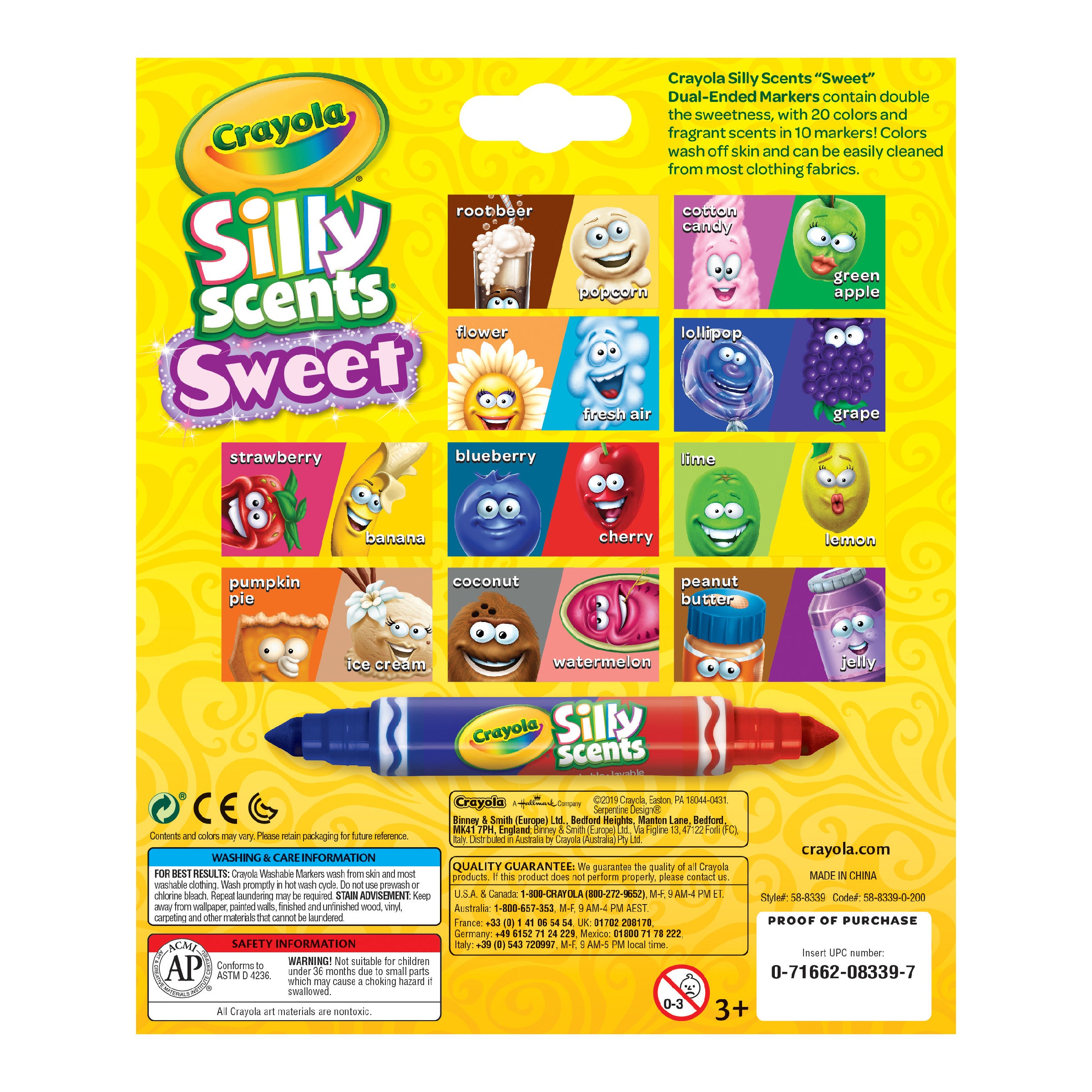 Knowledge Tree  Crayola Binney + Smith Crayola Silly Scents Mini  Inspiration Art Kit Case