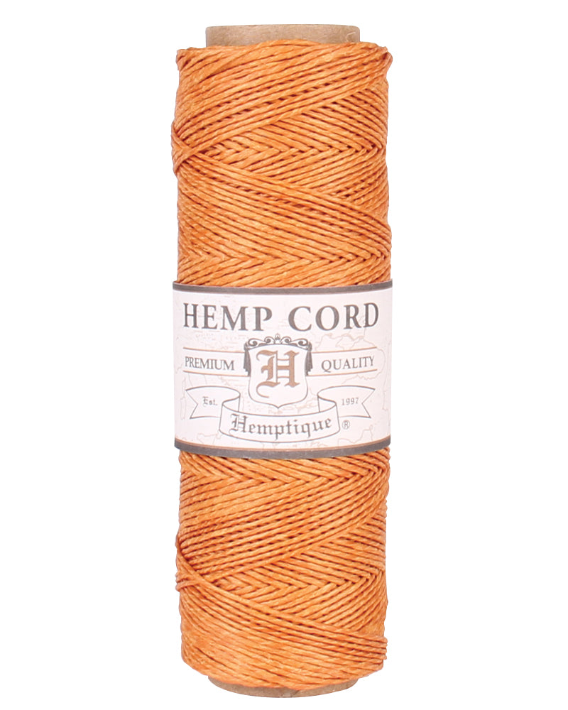 Hemptique Cord Spool #10, Orange- 25g