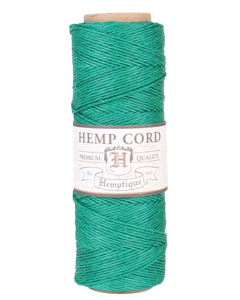 Hemptique Cord Spool #10, Green- 25g