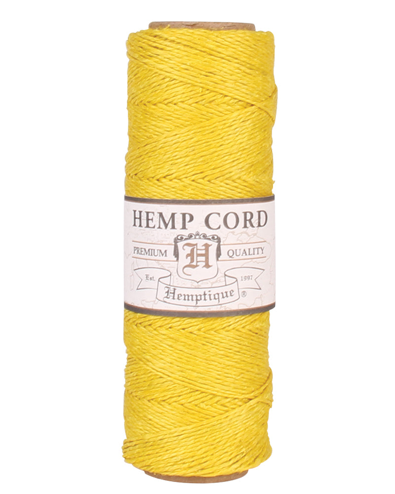 Hemptique Cord Spool #10, Yellow- 25g