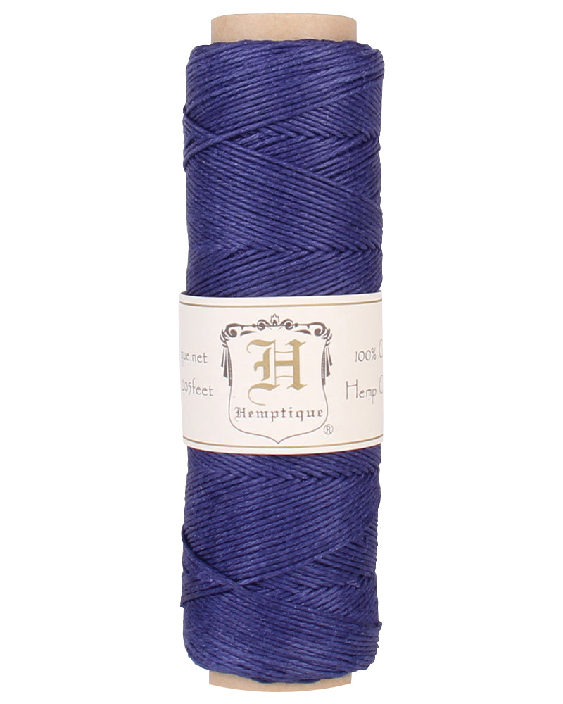 Hemptique Cord Spool #10, Navy Blue- 25g