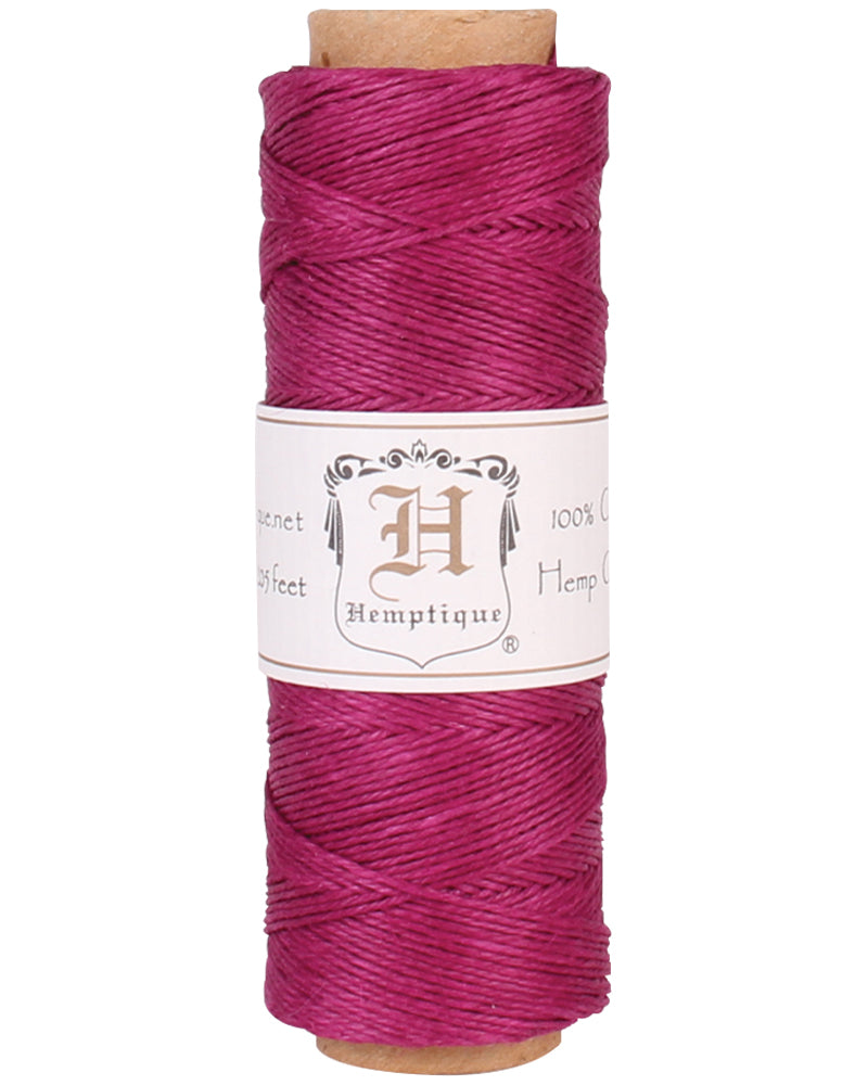 Hemptique Cord Spool #10, Dark Pink- 25g