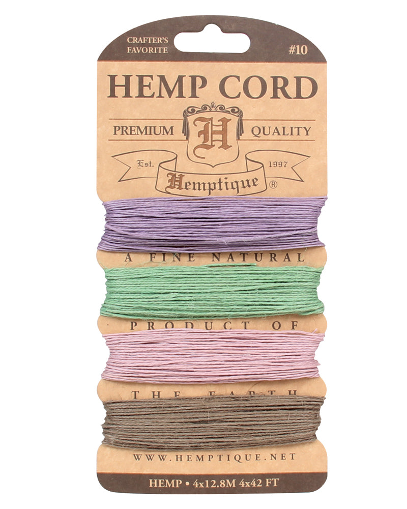 Hemptique Card Cord Set #10, Vintage 1