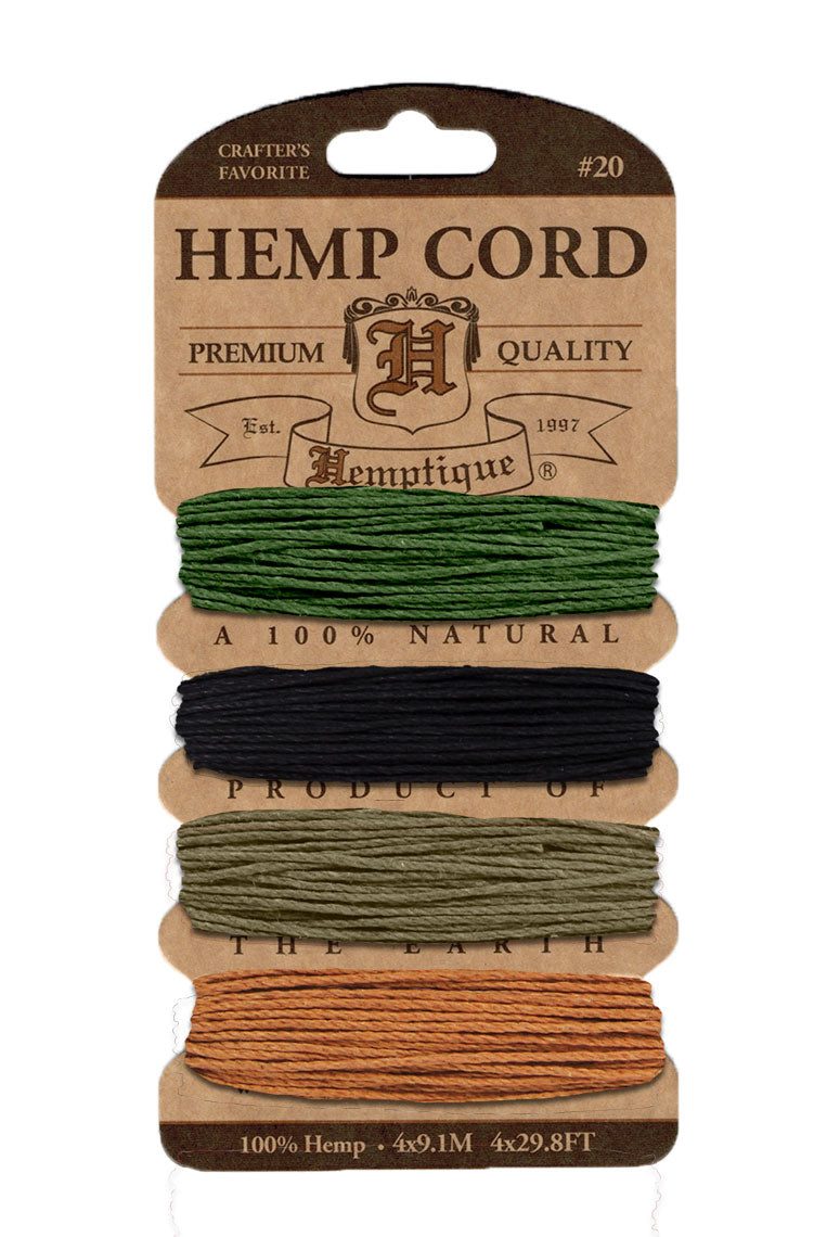 Hemptique Card Cord Set #20, Camo