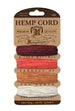 Hemptique Card Cord Set #20, Coral Reef
