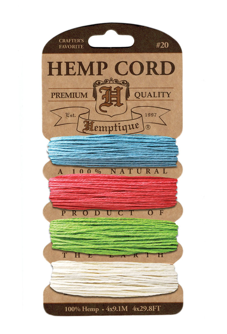 Hemptique Card Cord Set #20, Chit Chat