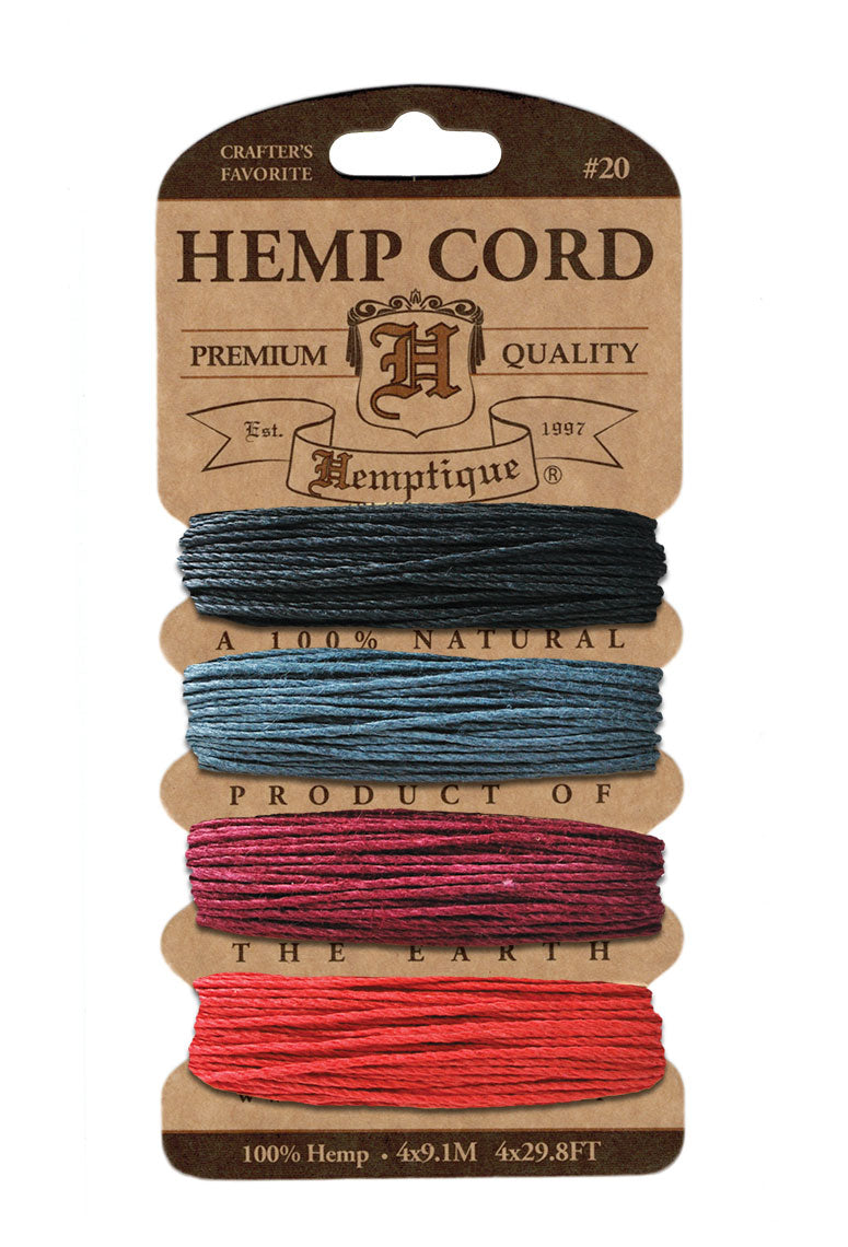 Hemptique Card Cord Set #20, Autumn Nights