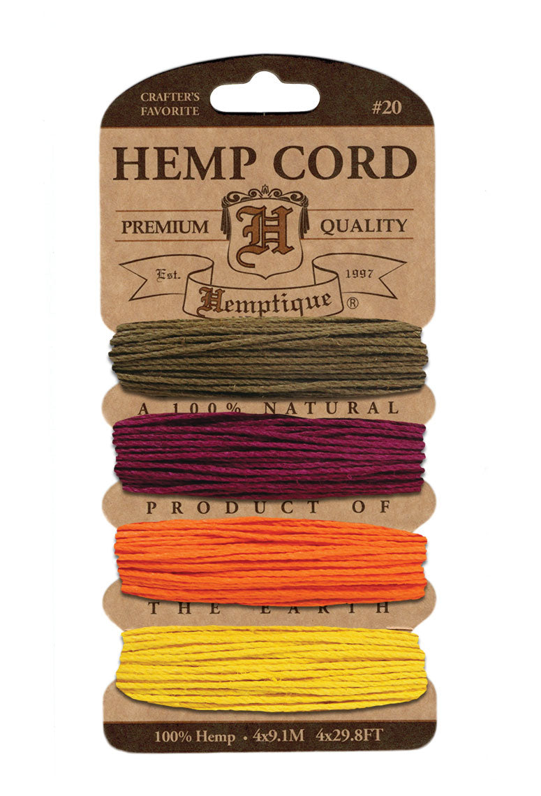 Hemptique Card Cord Set #20, Sadie Hawkins