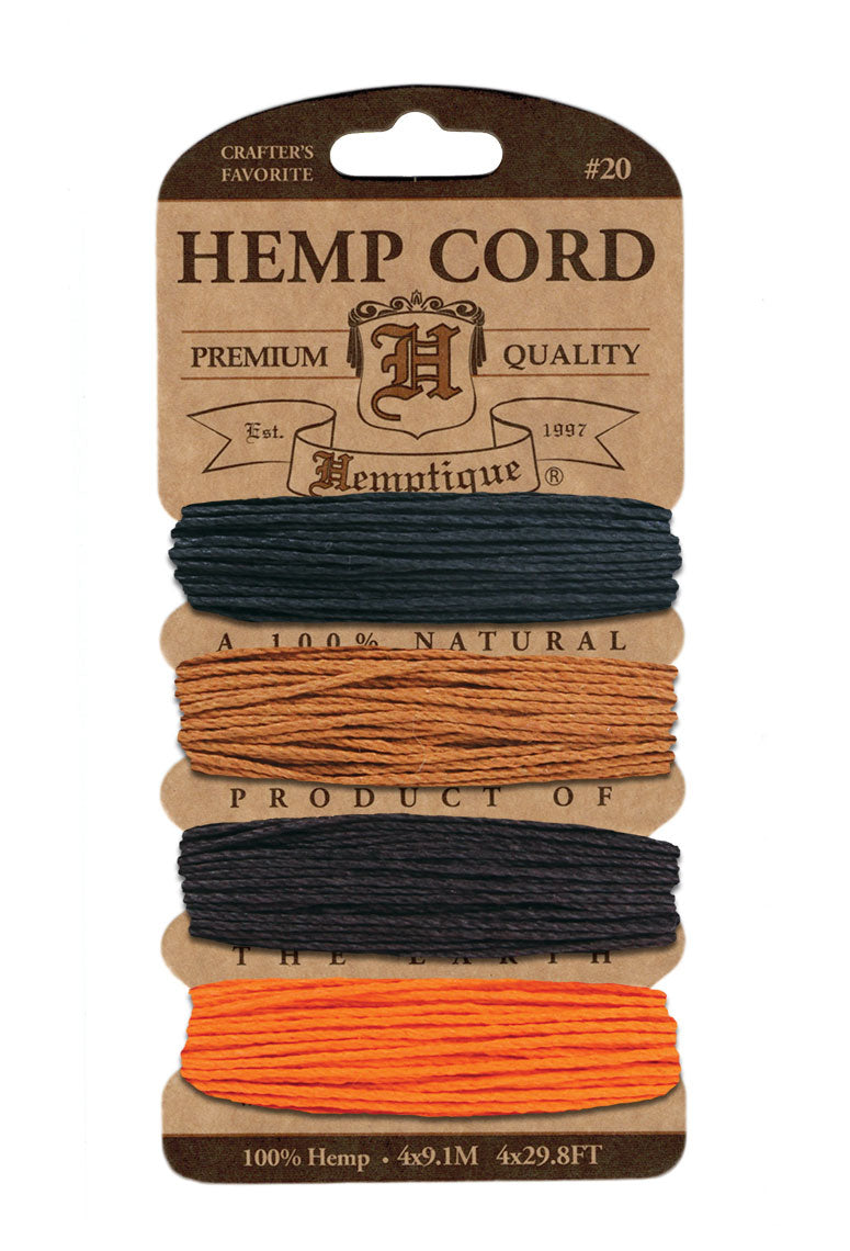 Hemptique Card Cord Set #20, Animal Den