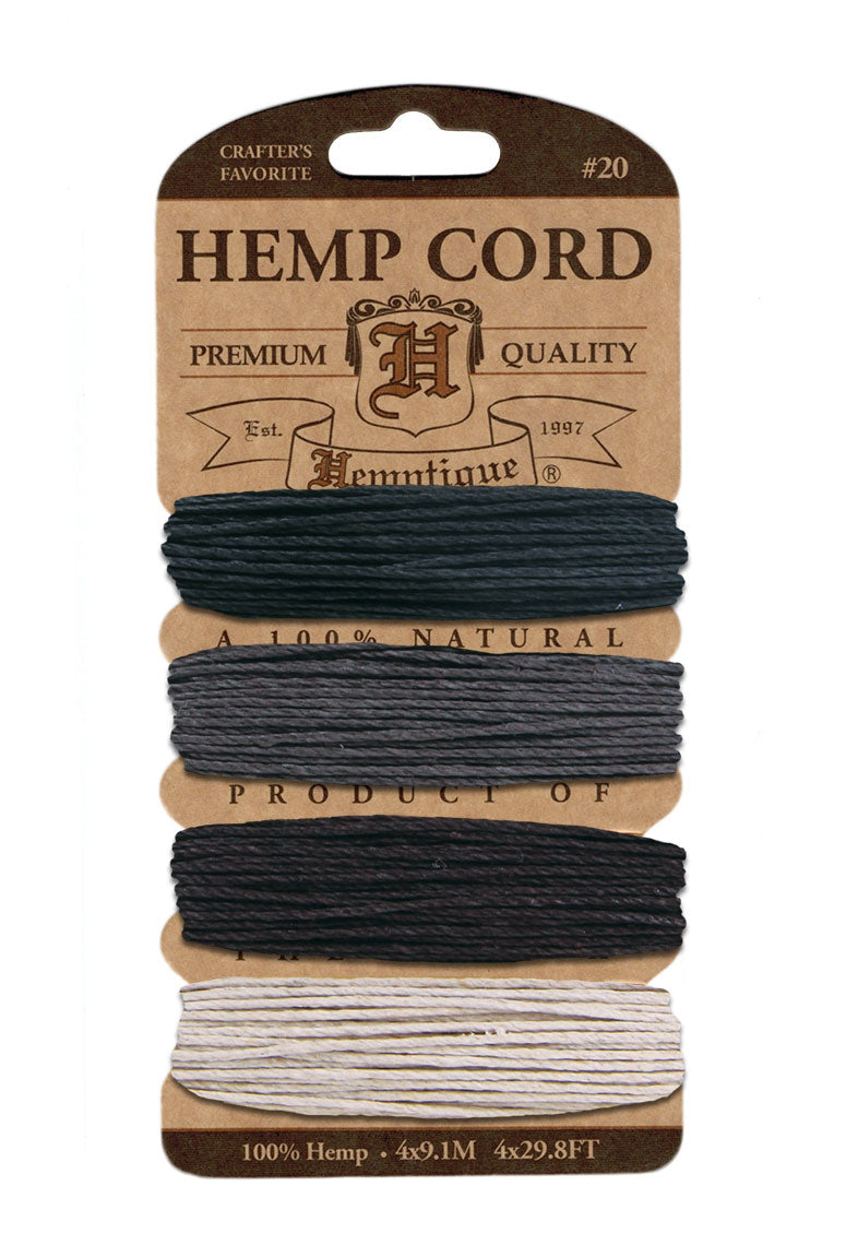 Hemptique Card Cord Set #20, Birds Of A Feather