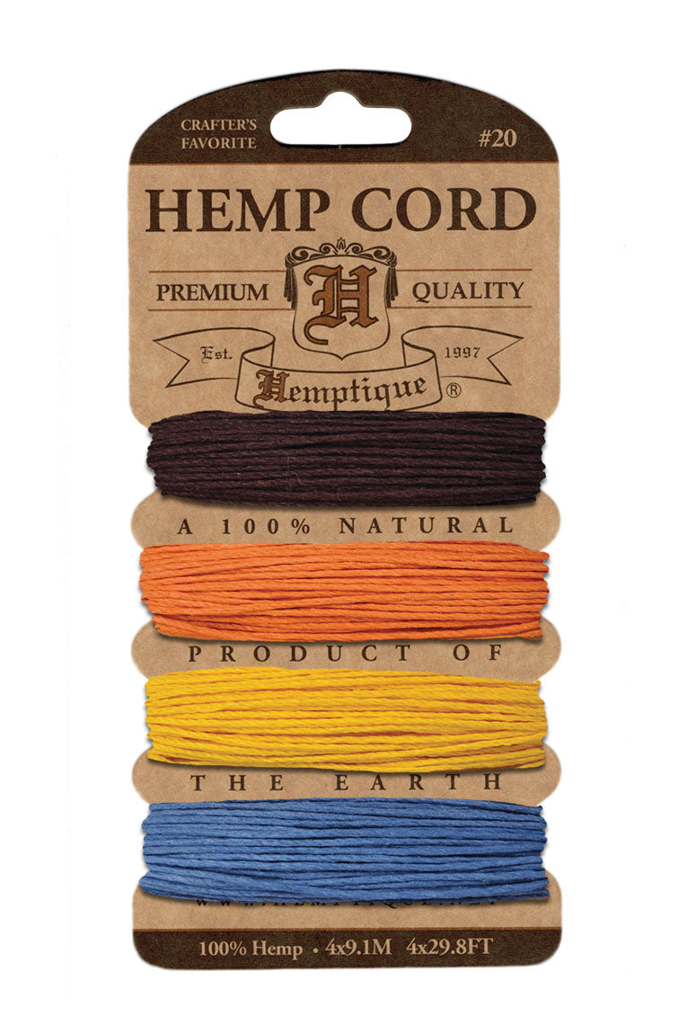 Hemptique Card Cord Set #20, Campfire