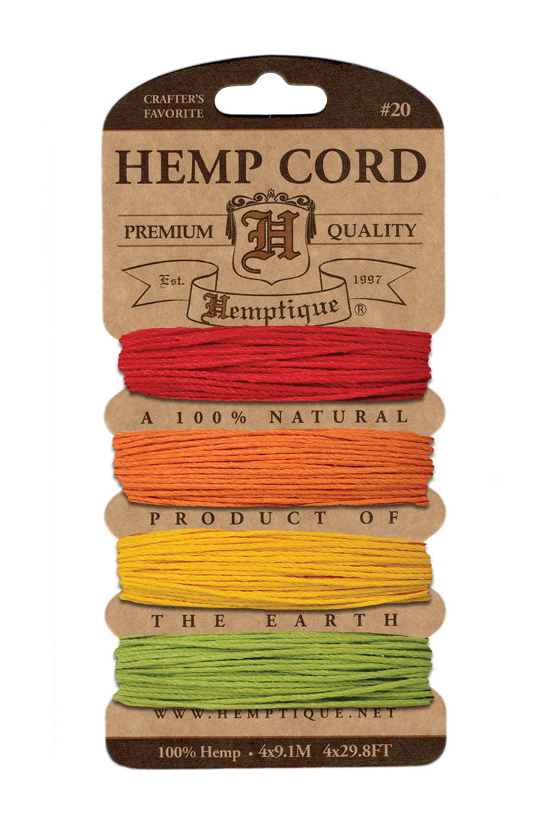 Hemptique Card Cord Set #20, Candyland