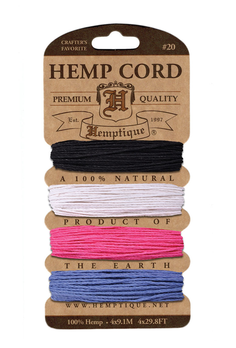 Hemptique Card Cord Set #20, Mod Squad #1