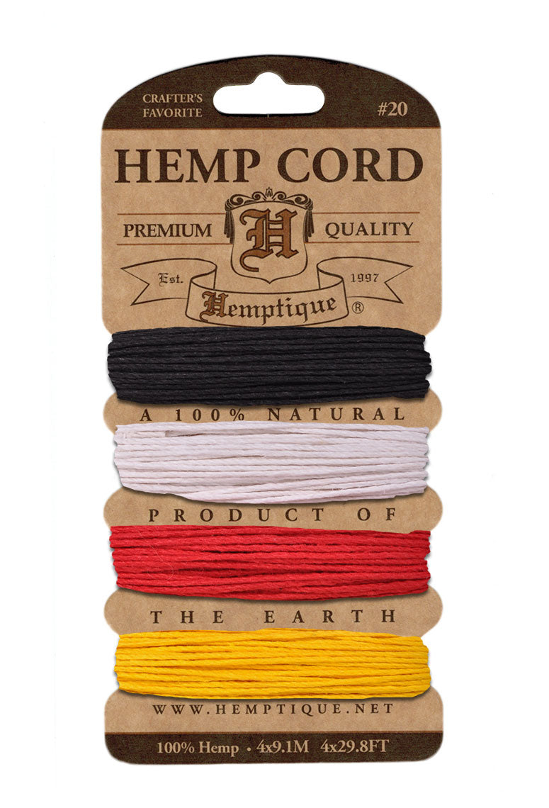 Hemptique Card Cord Set #20, Mod Squad #3