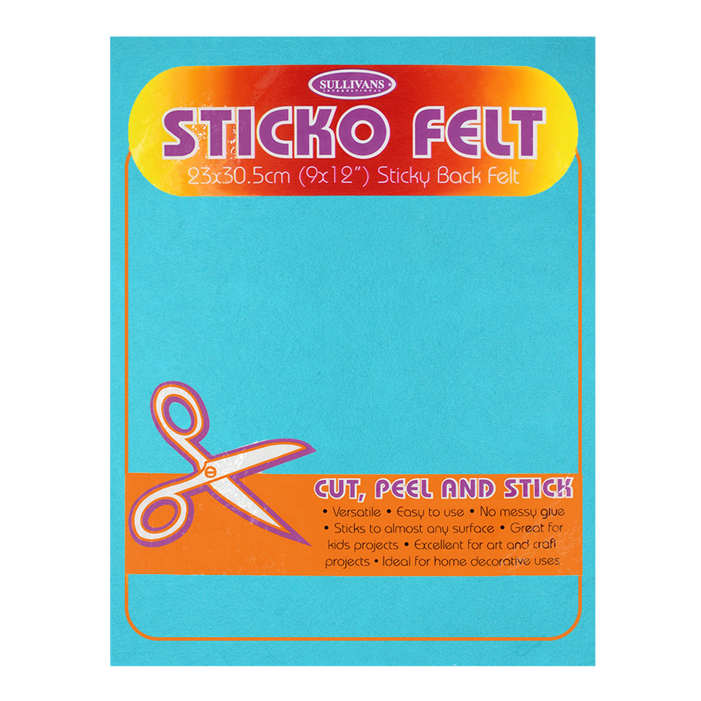 Felt Sheet Sticko, Sky Blue- 23x30cm