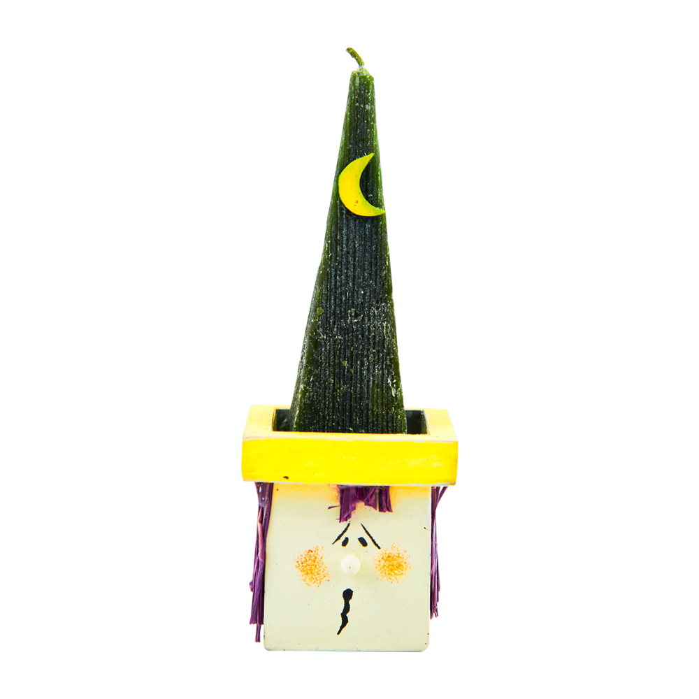 Candle Holder Witch/Scarecrow