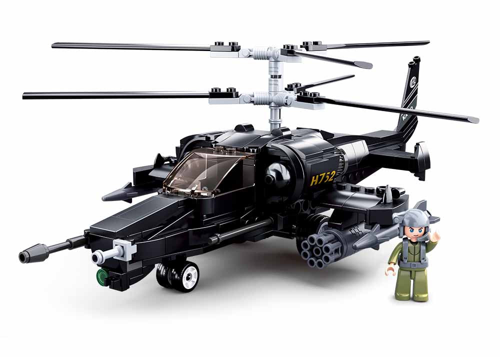 Sluban Black Shark Helicopter