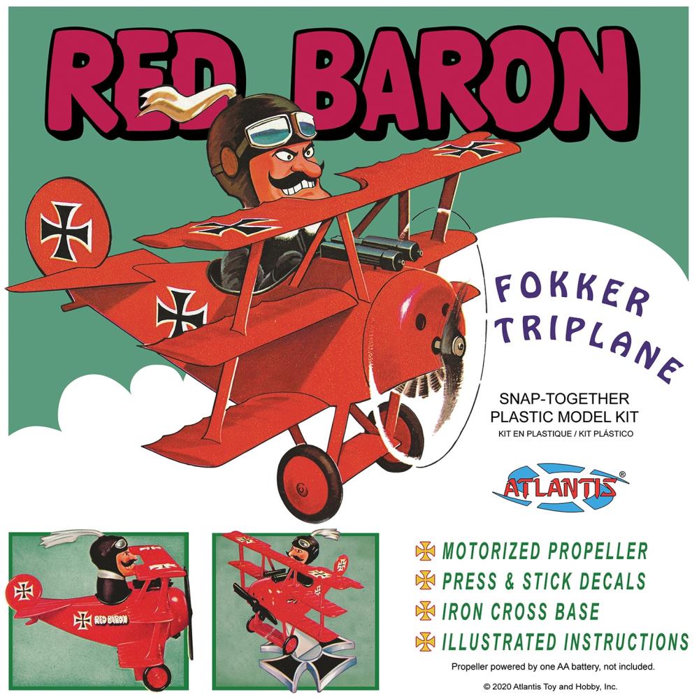 Atlantis Red Baron Fokker Triplane