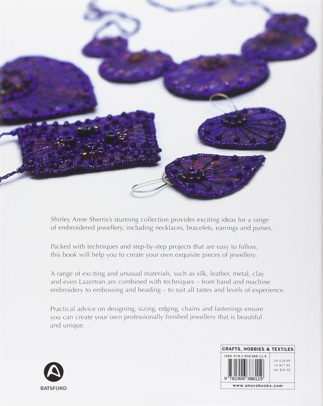 Embroidered Jewellery Book (Hardback)- 129 Pages