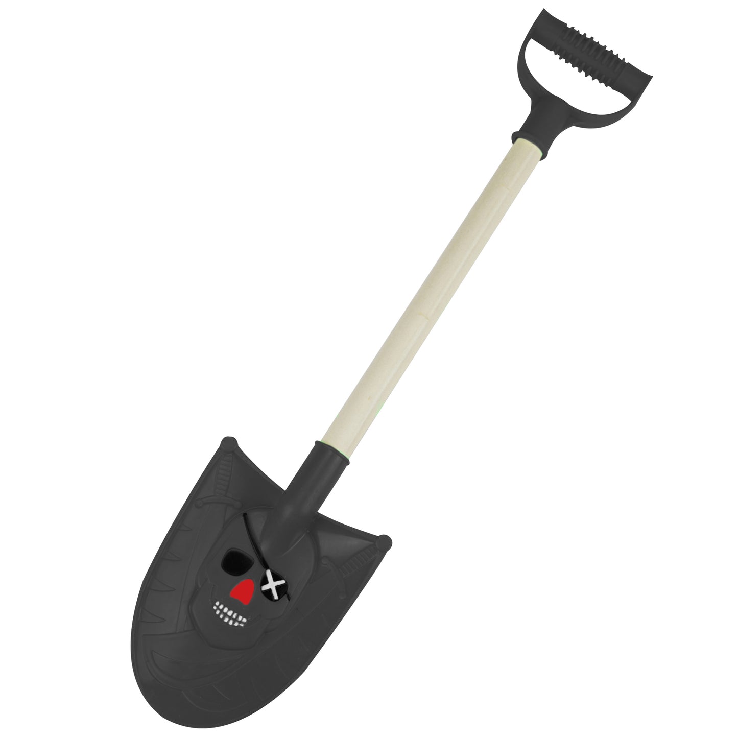 Beach Shovel With Wood Handle, Pirate- Large