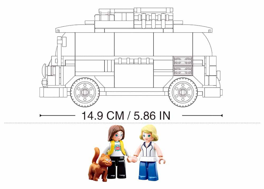 Sluban Model Bricks, Campervan